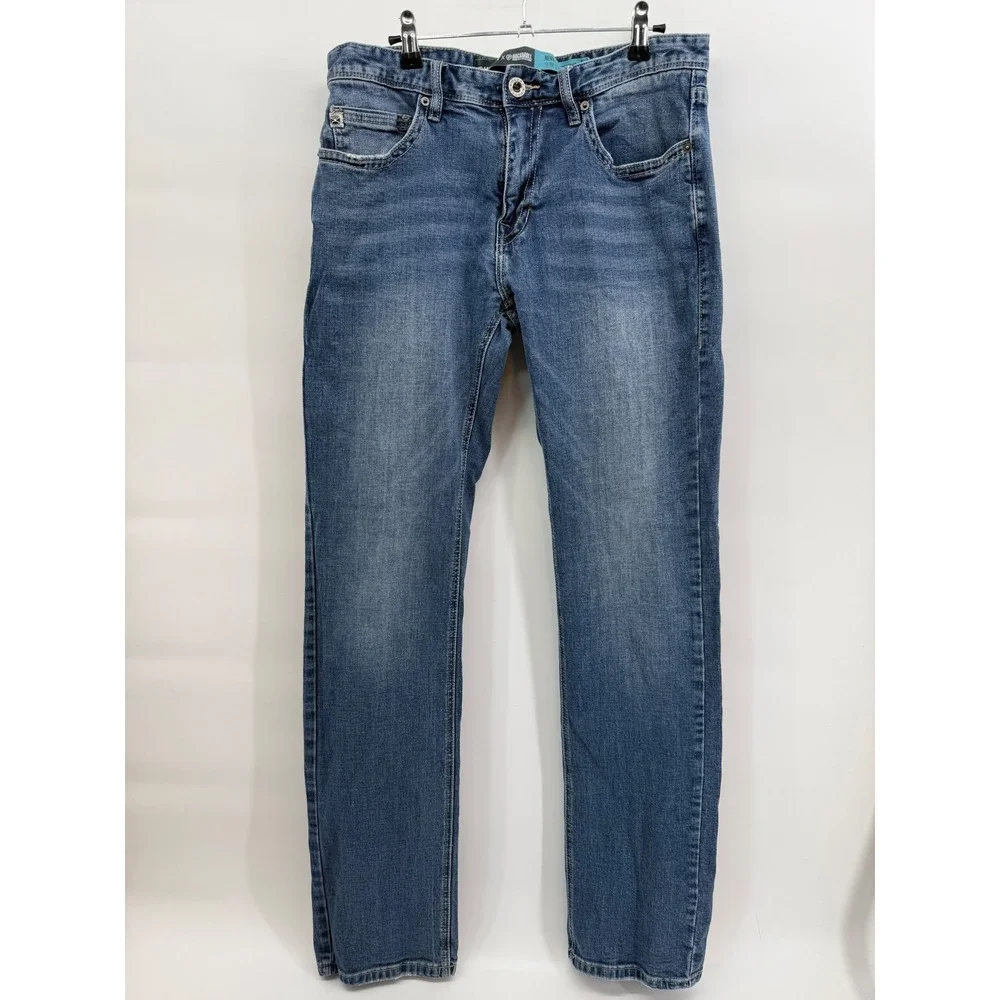Hooey x Rock & Roll Denim Revolver Straight Slim Straight Leg Mens Jeans 33x36
